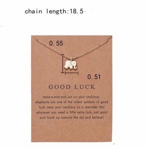 🆕 Cute Elephant Lucky Charm Necklace